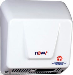 NOVA 1 (Model 0833) with Wall Plug by WORLD Hand Dryer (110V/120V) ADA Compliant