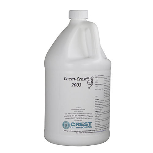 Crest Chem Crest 2003 Auto & Carburetor Wash Solution 4×1 Gallon Bottle 702003C
