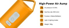 Portable Vacuum Storage Bag Pump, Travel Cordless Electric Rechargeable