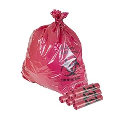 Restaurantware Biohazard Waste Bags 50 Count 40 X 46 Inches Plastic