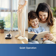 Cordless Electric Floor Sweeper – Lightweight, Quiet, and Powerful for All Floor
