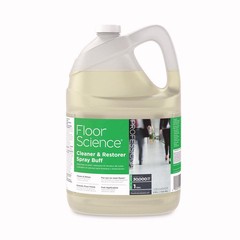Diversey Floor Science Cleaner/Restorer Spray Buff, Citrus Scent, 1 gal Bottle