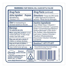 Dial Professional 32100CT Foaming Hand Wash Refill – Fragrance Free 3/CT New
