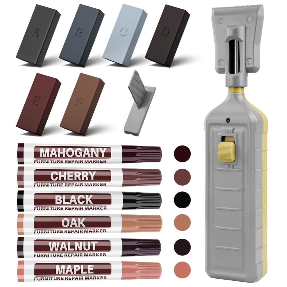 Vinyl Hardwood Floor Repair Kit – 12 Colors Laminate Wax B-6