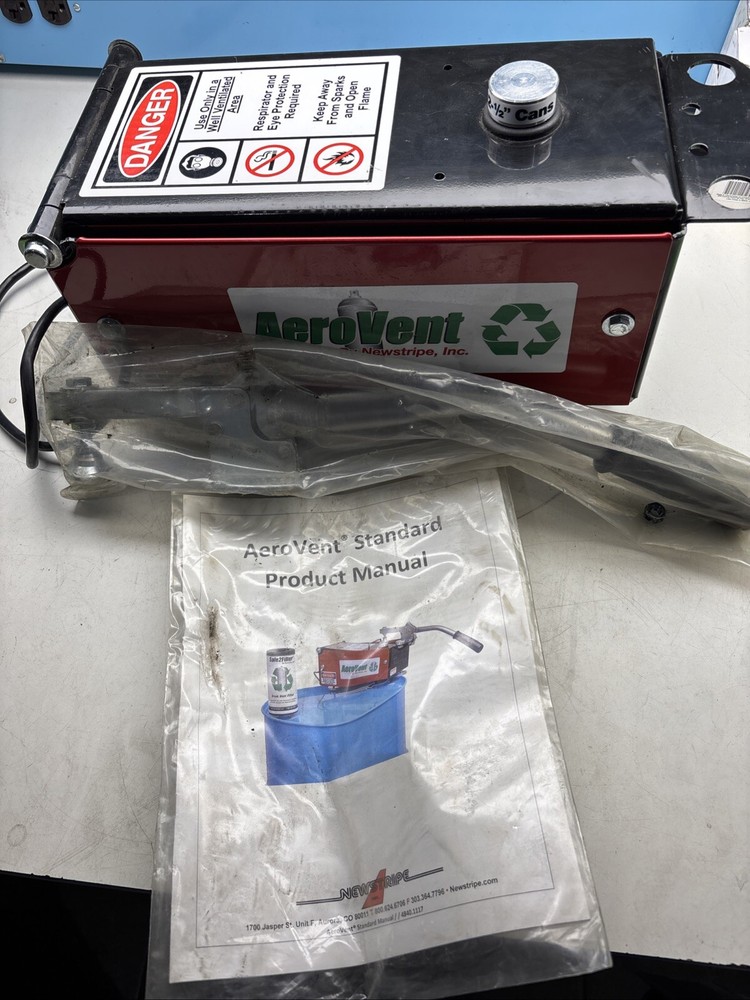 Newstripe AeroVent 1X Single Aerosol Can Disposal System with Safe2Vent 10004700