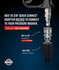McKillans® Short Pressure Washer Gun with Swivel – Gun,
