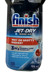 Finish Jet Dry Rinse Agent 16oz Bottle 1 Pack new minor cap dmg