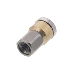 Erie Tools Rotating 1/8″ Sewer Jetter Nozzle for Drain Cleaning 3.5 Orifice
