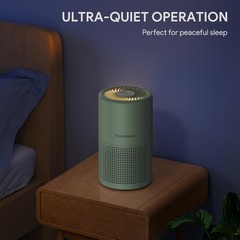 FULMINARE Air Purifiers for Home Bedroom H13 HEPA Air Purifier, 3 Speeds, Tim…