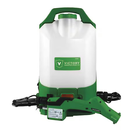 Victory Vp300es 2-1/4 Gal Backpack Electrostatic Sprayer, Polyethylene, 4 Ft L