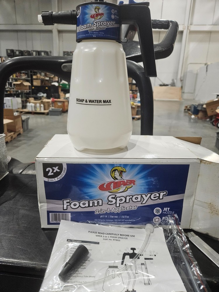 Refrigeration Technologies Viper Foam Jet Sprayer Hand Pressure Sprayer RT301S