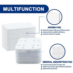 40 Pcs Humidifier Absorption Pads and Aroma Pads Sponge Filter Set