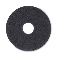 Boardwalk Stripping Floor Pads, 13″ Diameter, Black, 5/Carton