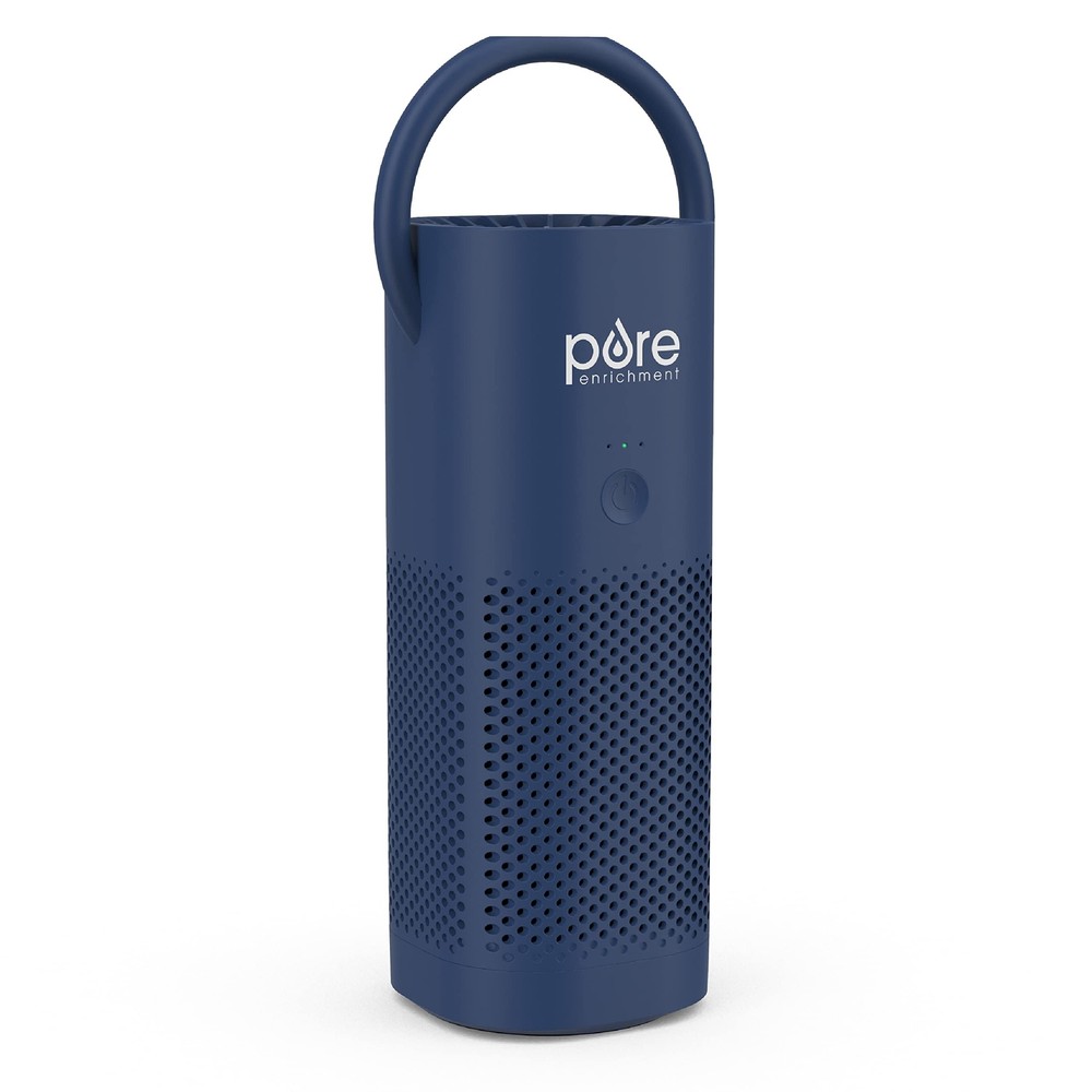 Pure Enrichment PureZone Mini Portable Air Purifier – Cordless True HEPA Filt…