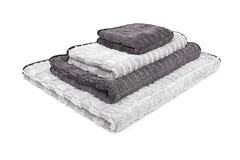 The Rag Company Gauntlet Car Drying Towel – 30in x 36in, Ice Grey +
