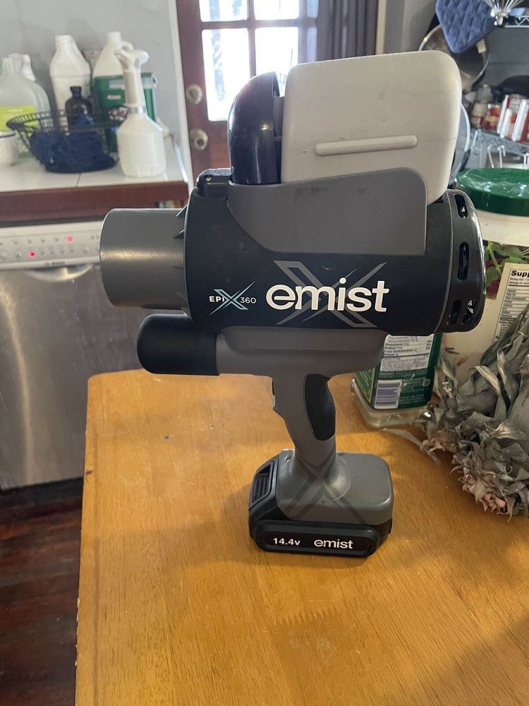 Lightly Used Emist EPIX360 Electrostatic Disinfectant Handheld Cordless Sprayer