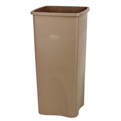 Rubbermaid Commercial Fg356973blue 23 Gal Square Recycling Bin, Open Top,
