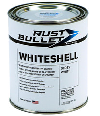 RUST BULLET Whiteshell Industrial Grade Preventive Coating, 1 Quart – UV Resista