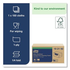 Tork 192192 13″ x 24″ Foodservice Cloth – White (150/Carton) New
