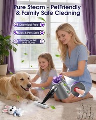 Paxyeet Handheld Steam Cleaner For Home Pressurized Multi Purpose Steamer For