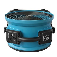 1/4 HP 2100 CFM Variable Speed Sealed Motor Ventilation Axial Air Mover – Blue