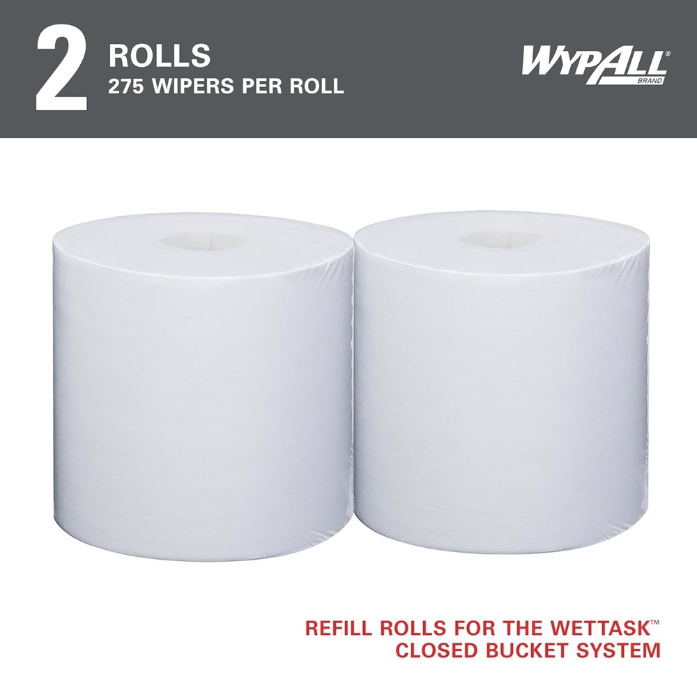 Wypall 06006 Wypall Powerclean Wettask Wipers For Solvents System (06006),