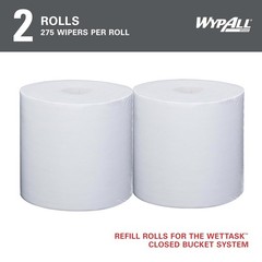 Wypall 06006 Wypall Powerclean Wettask Wipers For Solvents System (06006),