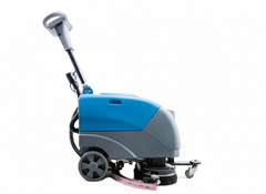 Emotor EM-255 Dual Brush Foldable Walk Behind Hand Push Floor Scrubber MachineBL