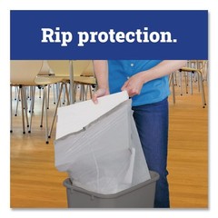 Glad 70427 23.75″ x 24.88″ 13-Gal Drawstring Trash Bags – Gray (100/CT) New
