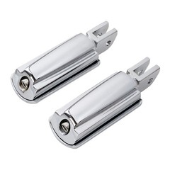 Chrome Foot Pegs Footrests for Harley FXBB Street Bob 107 2018-2025