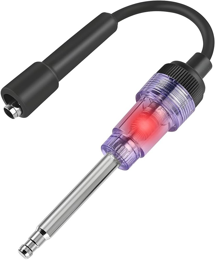 Straight Boot Spark Plug Tester, Easy to Use Ignition Diagno Color: White/1PCS