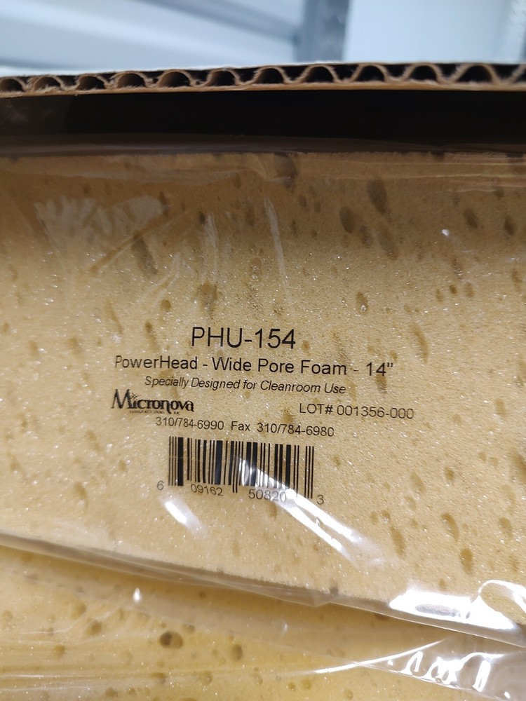New in Package Micronova CASE12- PHU-154- MOP HEAD FOAM WIDE PORE 14 IN