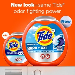 Tide Ultra OXI Power PODS with Odor Eliminators Laundry 18 Count (Pack of 1)
