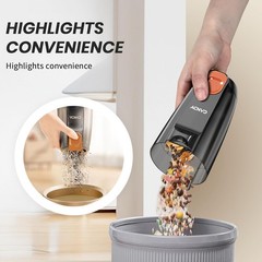 Candy Corded Stick Vacuum Cleaner, Powerful Suction Handheld Standard, Black
