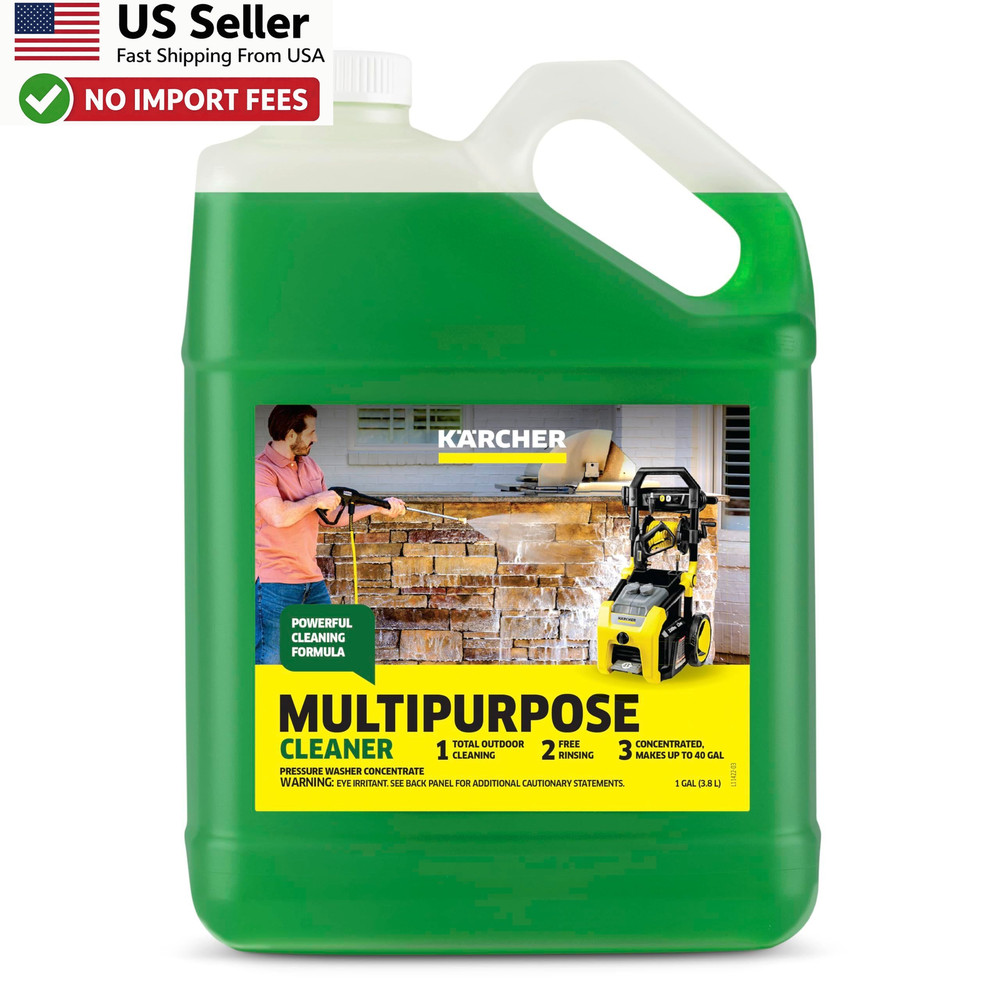 Karcher Multi Purpose Pressure Washer Detergent Makes up to 20 Gal FROM USA