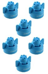 Pack of 6 – Hypro 6 Stream Blue Ceramic Spray Tip Rated @ 1.0 GPM 40 PSI