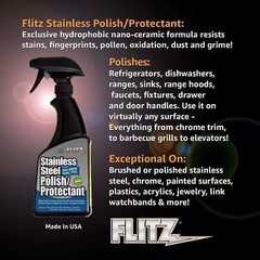 FLITZ Stainless Steel Polish & Protectant TWO PACK SS01306 (SEE VIDEO)
