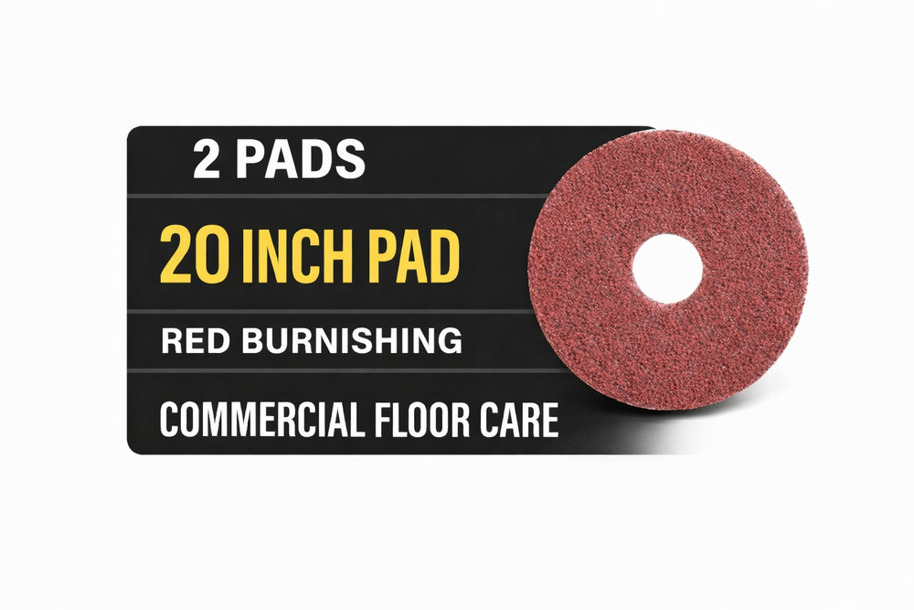Diversey Twister Red Burnishing Floor Pad 20″ 2/Pack Commercial DD5871034