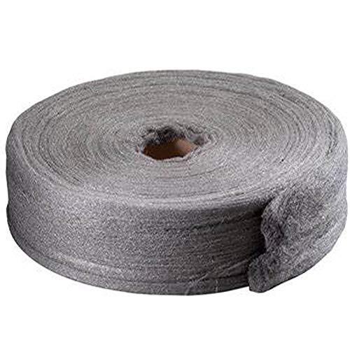 Grade 0000 Steel Wool 5lb Super Fine Steel Wool Roll for Cleaning, Remove