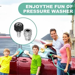 Jewheg 2025 upgraded version，Pressure Washer Quick 14mm, Stainless Steel