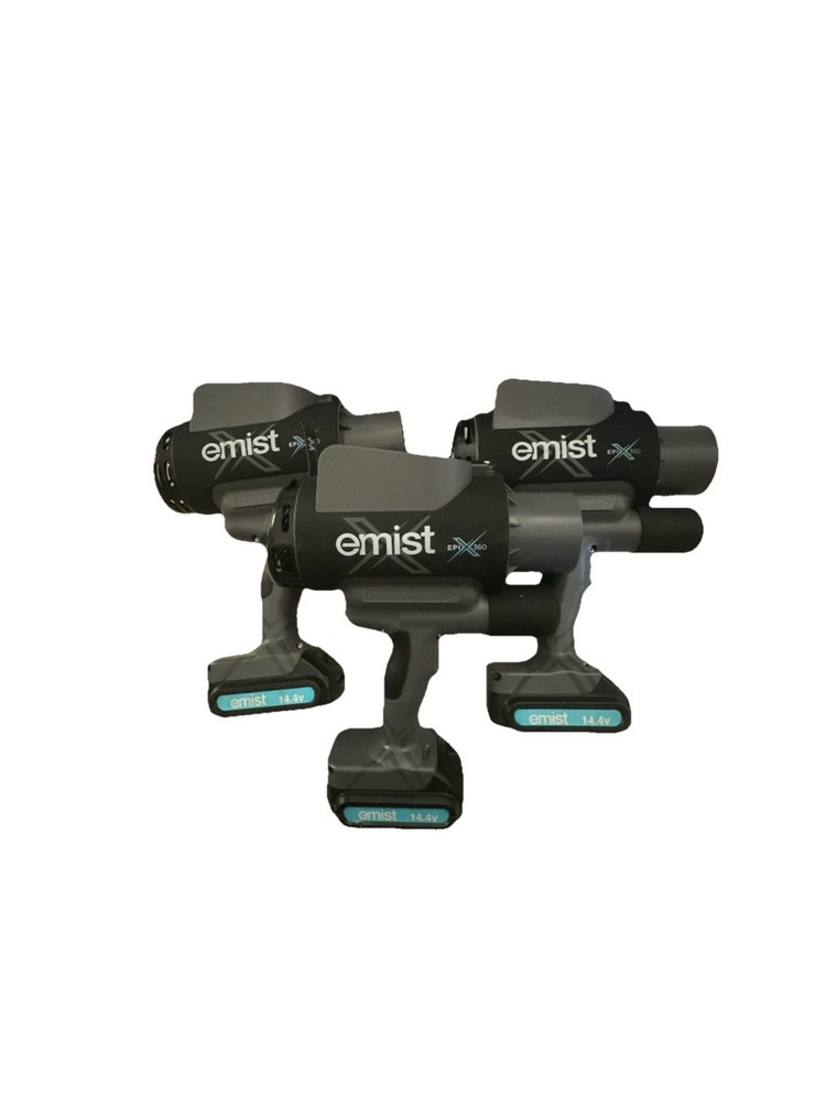 Lot Of 3 Emist Epix360 Handheld Disinfectant Sprayer No Charger Untested