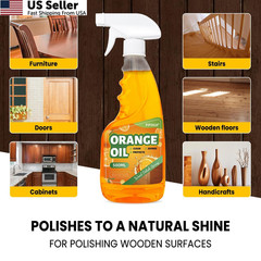 PIPIHUA Wood Oil Polish Spray, Shines & Protects, 16.9 Fl Oz (Pack of 1)