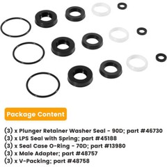 Seal Kit 34262 for Cat Pump 66DX 6DX Pressure Washer Pump 66DX40G1I 6DX35G1I