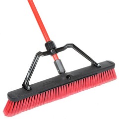 Libman Commercial 823 24″ Multi Sweep – Red Brace Handle Lot of 3