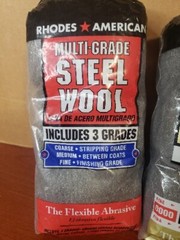 Rhodes American Steel Wool Very Fine #00 #0000 (LOT OF 4) PLEASE READ