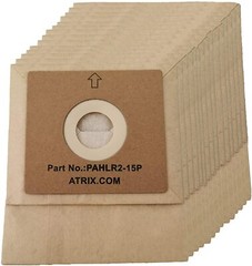 Atrix PAHLR2-15 Pack 2 Quart Vacuum Filter Bag for AHSC1 Lil Red Canister Vacuum