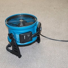 1/4 HP 2100 CFM Variable Speed Sealed Motor Ventilation Axial Air Mover – Blue