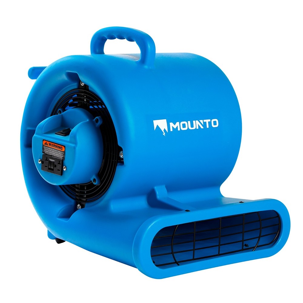 MOUNTO 2-Speed 1/3HP 2000+ CFM Air Mover Blower Fan For Water Damage Restoration