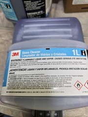 2pc 3M Glass Cleaner Concentrate 1L Fits Twist ‘n Fill Dispenser Series 2L