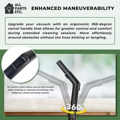 Flexible Long Hose for Shop Vac Stinger Vacuum Fits 1-1/4″ Models 10′ Long